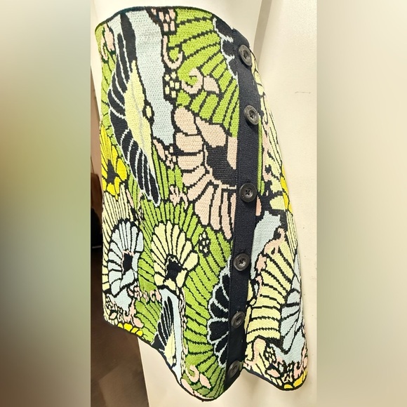 RACHEL Rachel Roy Multicolor Button-Front Skirt - Picture 4 of 9